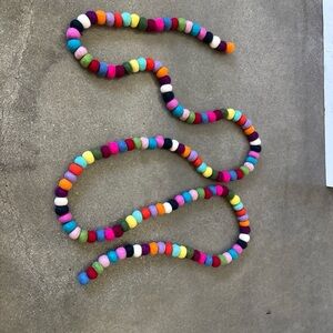 Colorful Felt Ball Garland for party